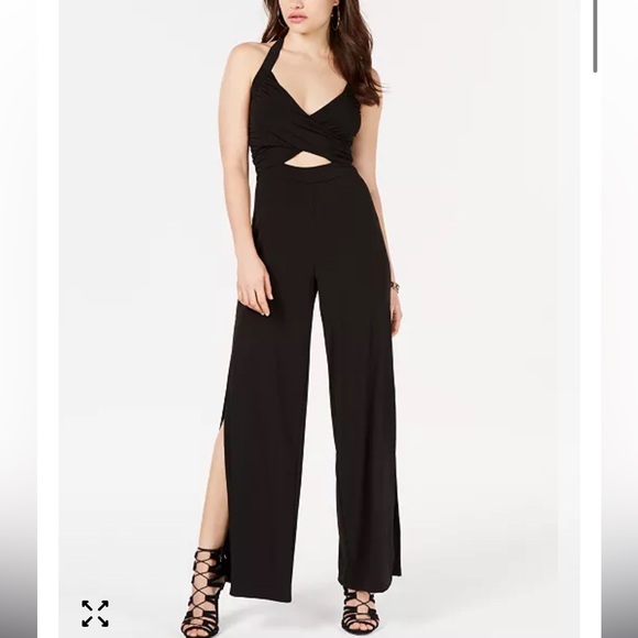 Guess Cutout Wide-Leg Jumpsuit - Picture 1 of 11